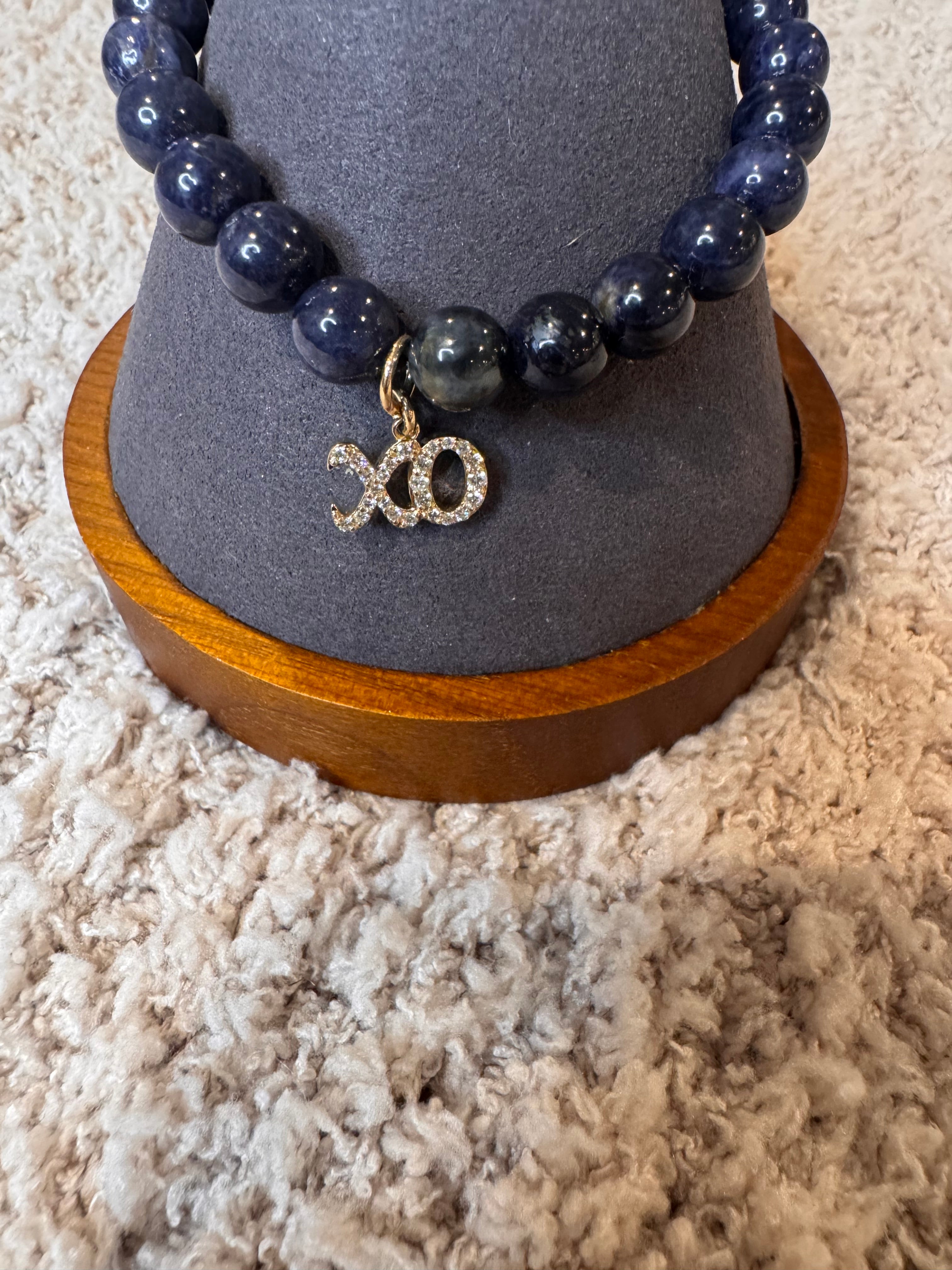 Blue Sapphire - Diamond